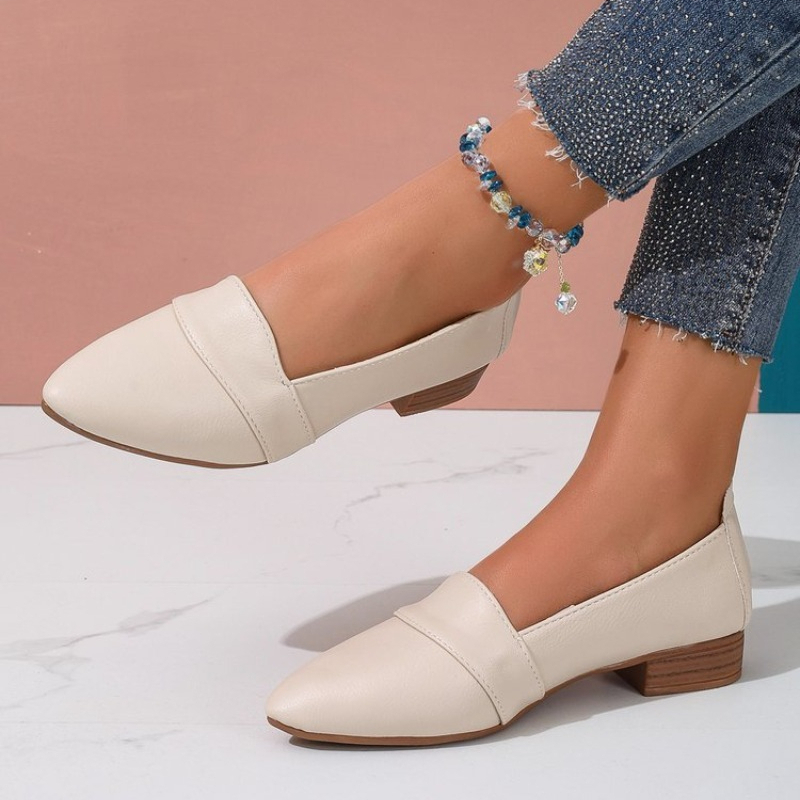 Women'S Shoes Clogs - Женские туфли без застежек, однотонные, с