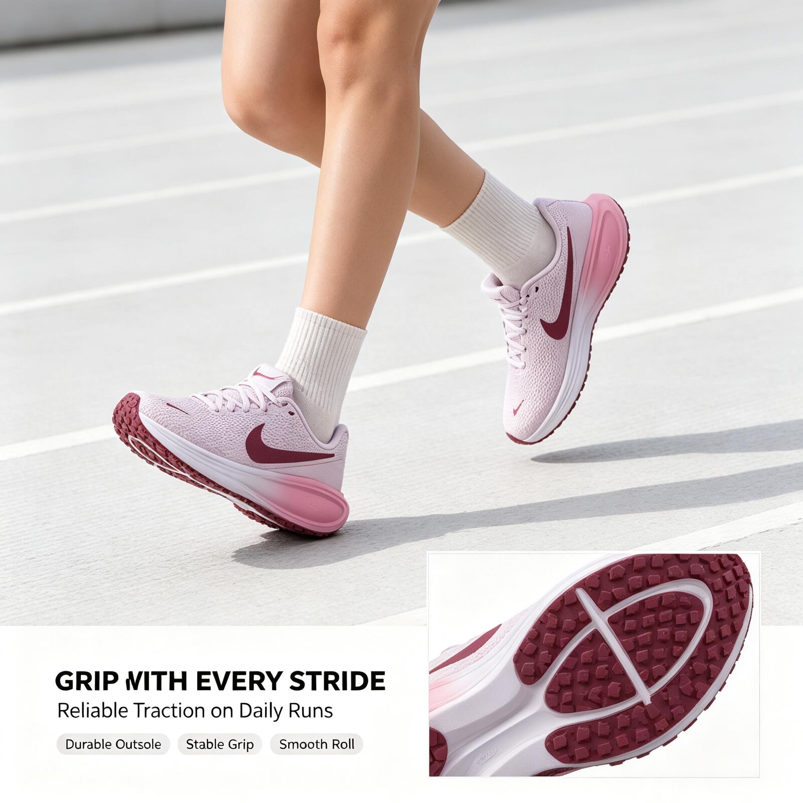 Women Shoes Running Nike - Женские розовые кроссовки Nike, легкие дышащие