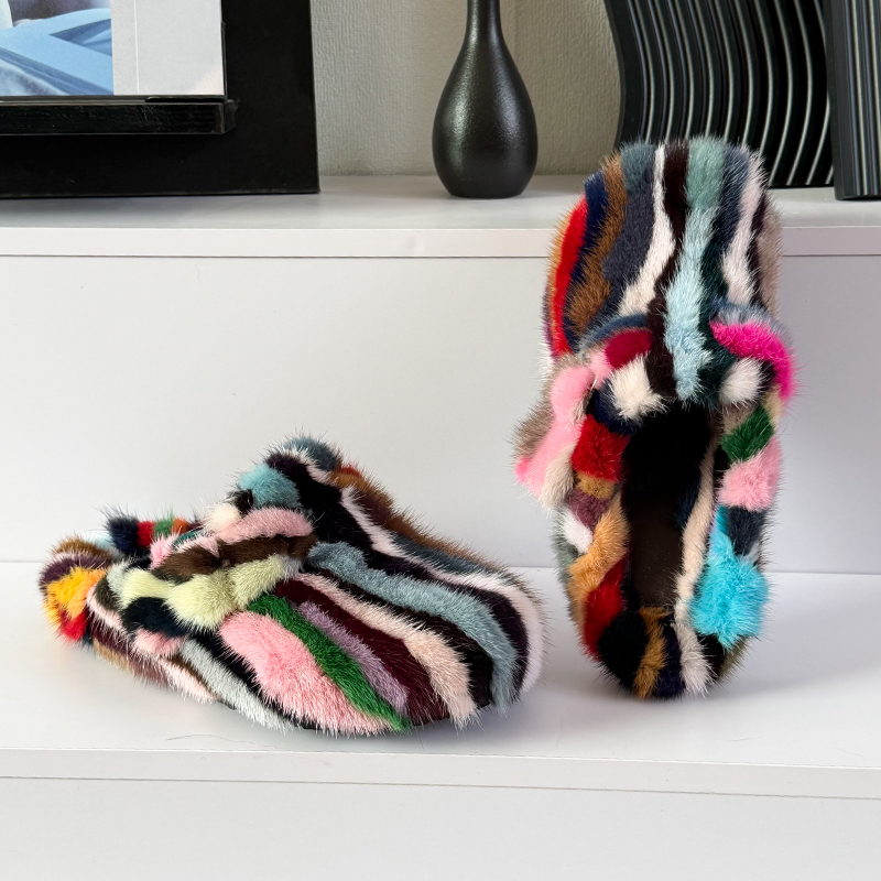 Women'S Shoes Clogs - Женские мюли и сабо с мехом