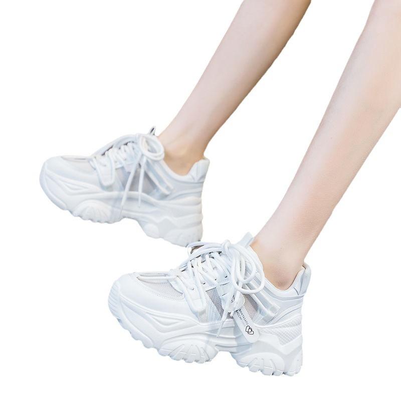 Women Shoes Tennis - Женские повседневные кроссовки на платформе, весенние,