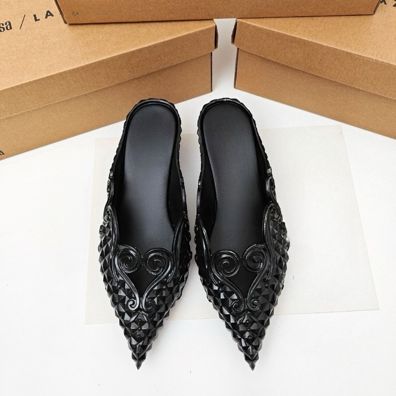 Court Heel Pointed - Женские туфли-лодочки с острым носком на