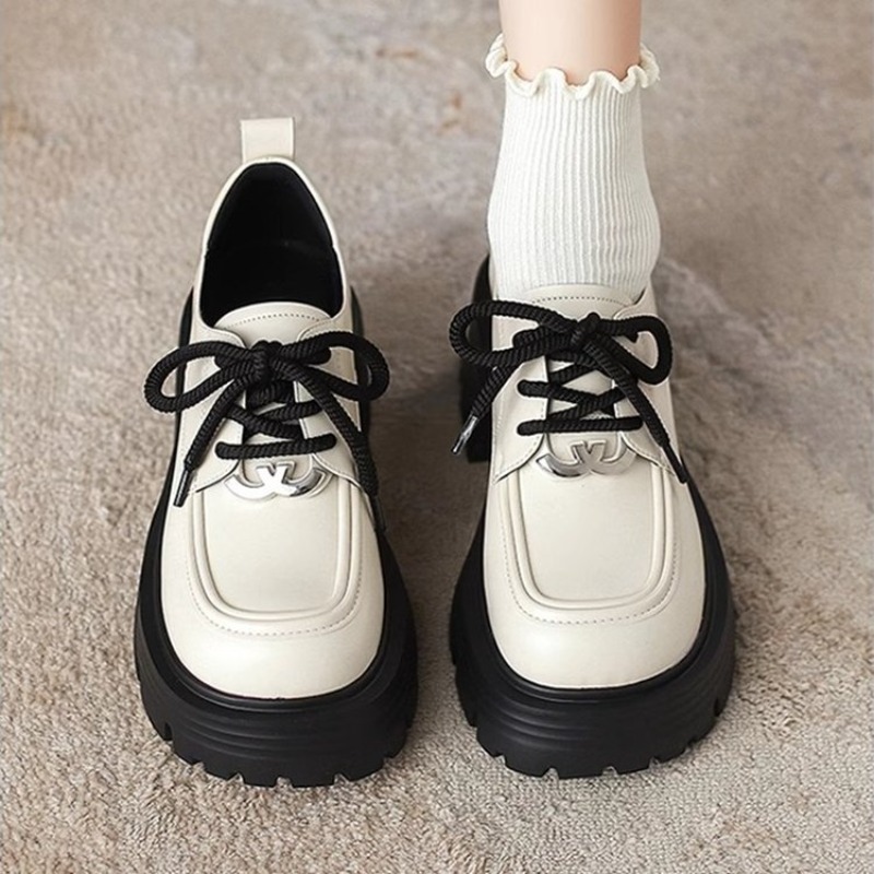 Женские белые оксфорды на плат – обзор и цена Oxford Lace Up Women