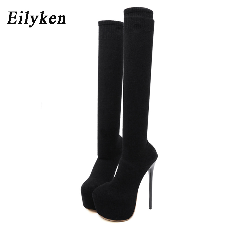 Eilyken модные сапоги выше кол – обзор и цена Sock Boot Women