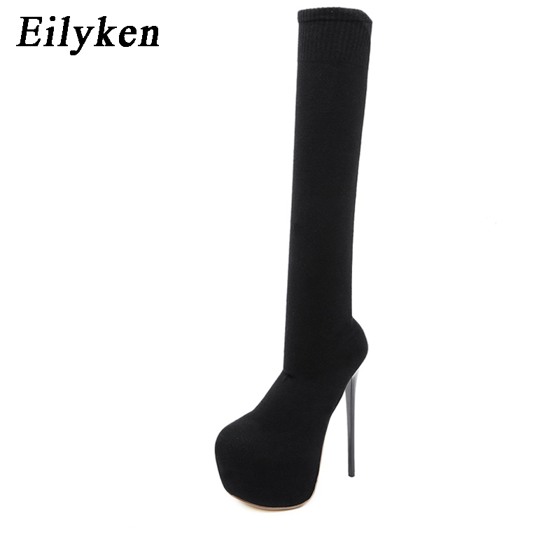 Eilyken модные сапоги выше кол – обзор и цена Sock Boot Women