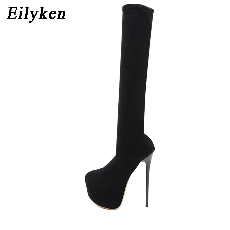 Eilyken модные сапоги выше кол – обзор и цена Sock Boot Women