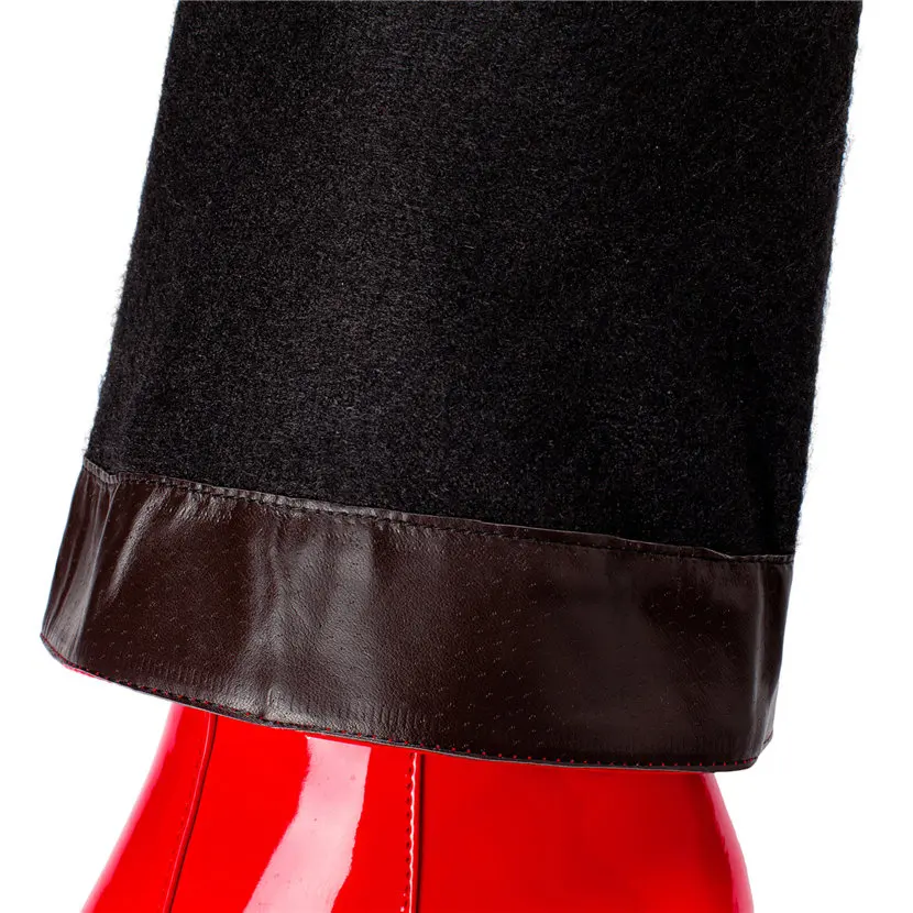 Красные, белые женские сапоги  – обзор и цена Knee High Boots Women