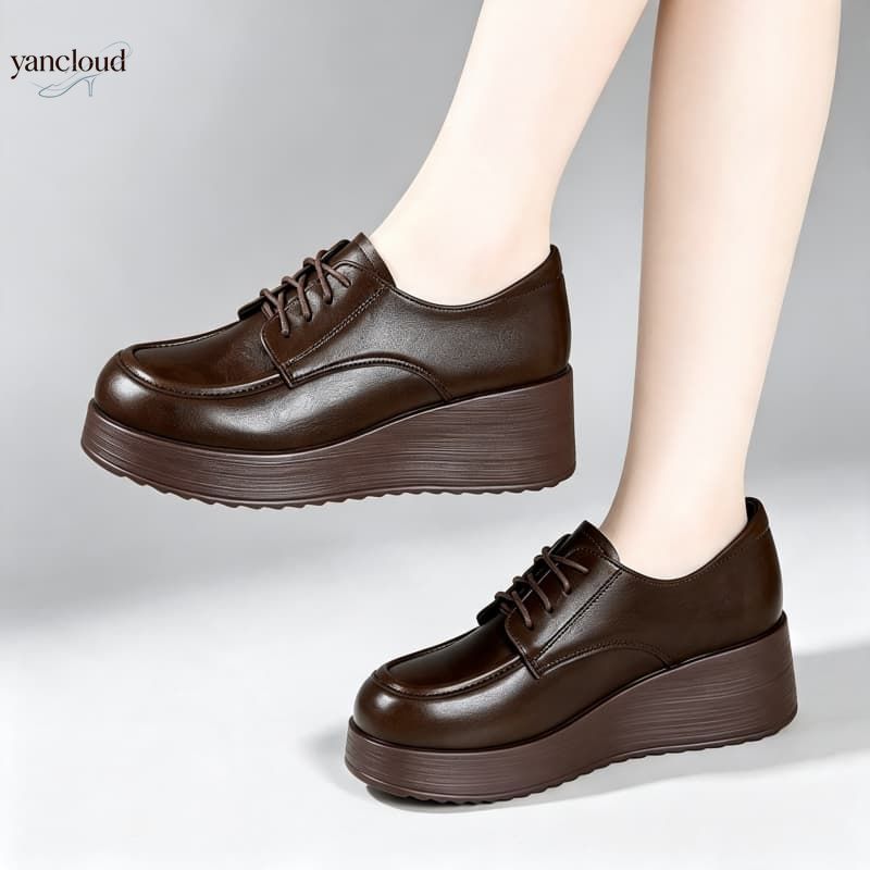 Удобные туфли-лодочки на платф – обзор и цена Oxford Lace Up Women
