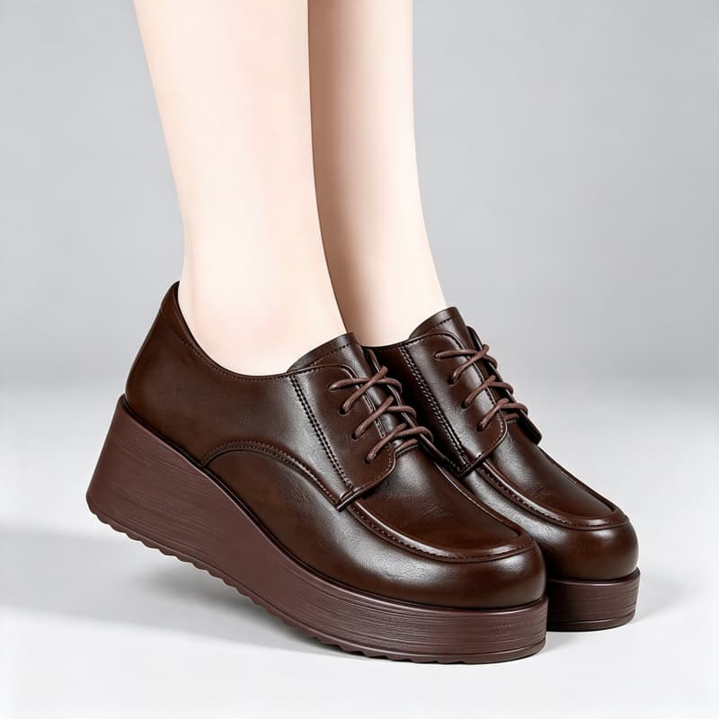 Удобные туфли-лодочки на платф – обзор и цена Oxford Lace Up Women