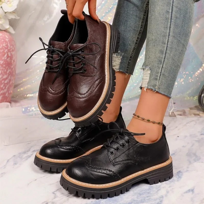 Женские классические оксфорды  – обзор и цена Oxford Lace Up Women
