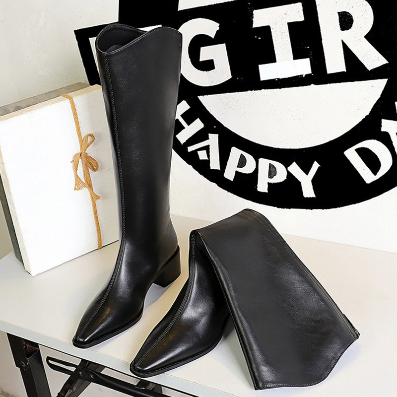 BIGTREE 2027 Новые уличные бот – обзор и цена Knee High Boots Women